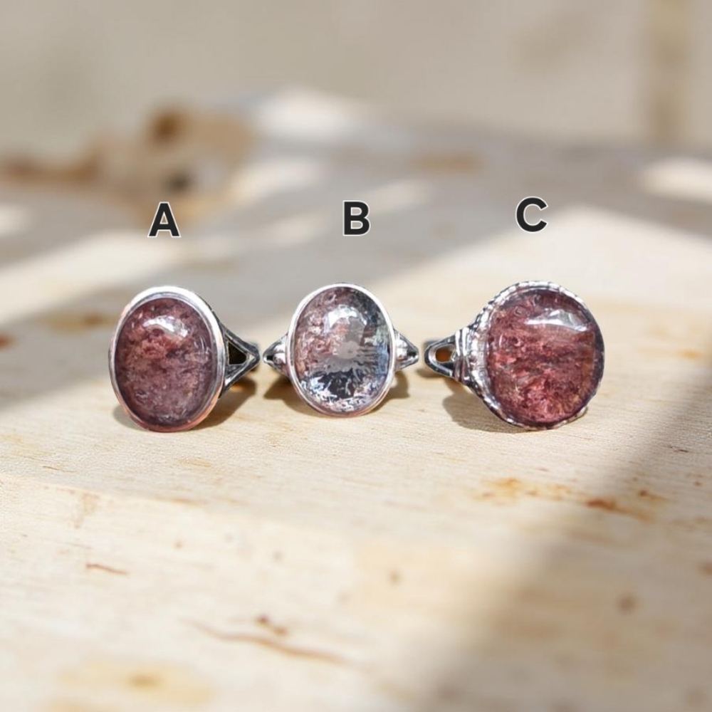 Garden Quartz .925 Adjustable Ring